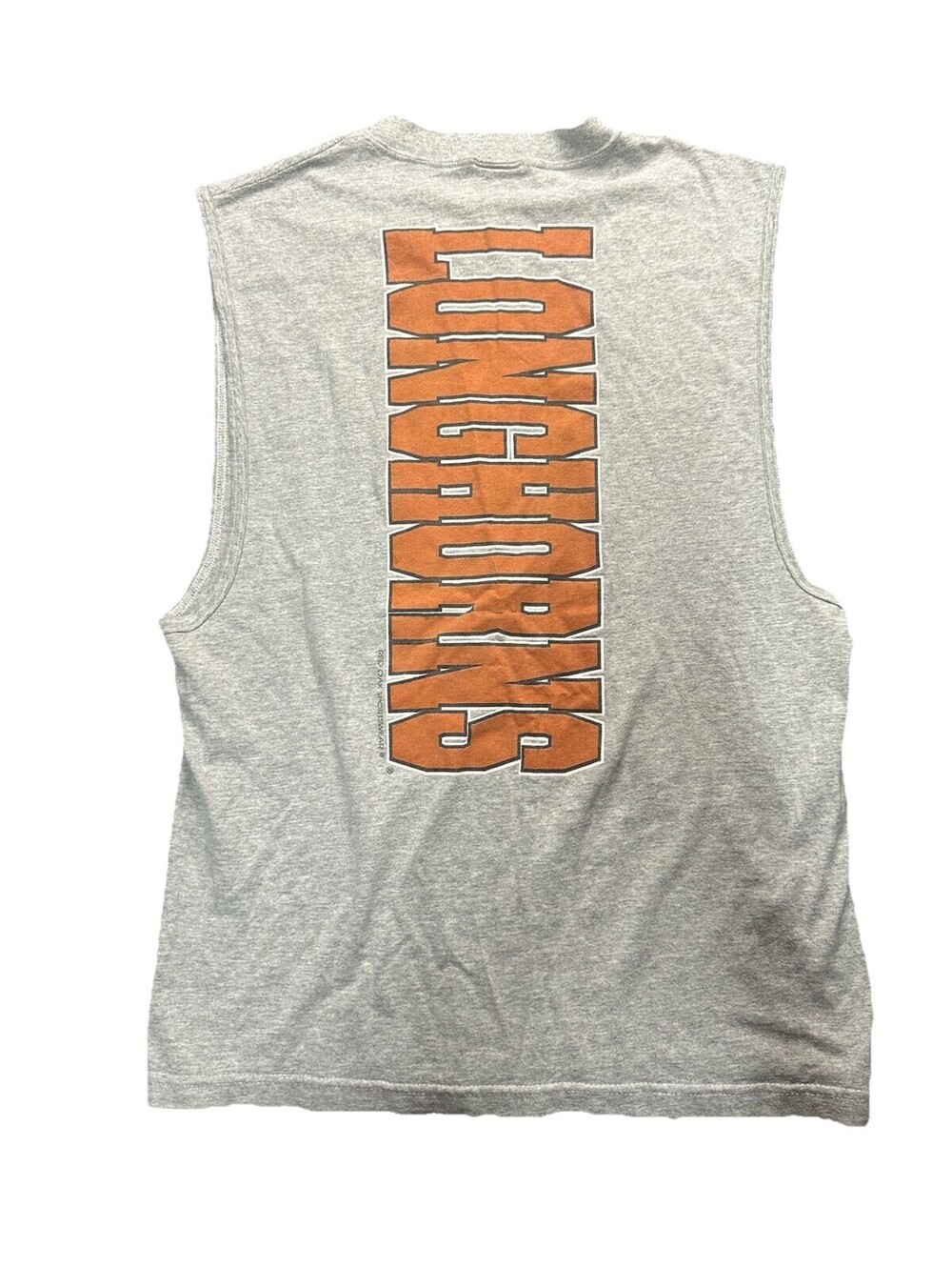 Vintage Texas Longhorns Sleeveless Shirt Large Red Oak NCAA Tank Top